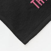 Couverture Polaire Soutien au cancer Famille Thyroïde Sensibilisation (Coin)