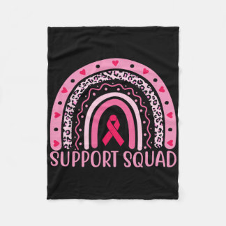 Couverture Polaire Soutien pour le cancer du sein Équipe guerrière Ca