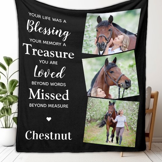 Couverture Polaire Souvenir commémoratif moderne Personnalisé 3 Photo