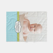 Couverture Polaire Souvenir fait sur commande de nom et (Devant (Horizontal))