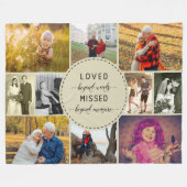 Couverture Polaire Souvenir Multi Photo Love Beyond Words Natural (Devant (Horizontal))