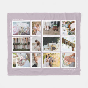 Couverture Polaire Souvenirs mariages Photo Collage Keepsaké