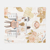 Couverture Polaire Soyez Effrayé & Faites-Le De Toute Façon (Devant (Horizontal))