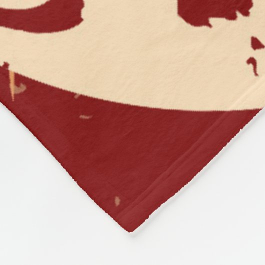 Couverture Polaire Soyez fort (Coin)