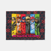 Couverture Polaire Soyez Fort, Soyez Courageux, Soyez Miraculeux (Devant (Horizontal))