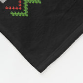 Couverture Polaire Soyez Gentil Avec Les Cowboys Père Noël Regarde No (Coin)