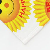 Couverture Polaire Soyez heureux (Coin)