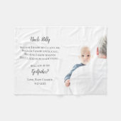 Couverture Polaire Soyez Mon Parrain Proposition Photo (Devant (Horizontal))