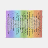 Couverture Polaire Soyez transparent (Devant (Horizontal))