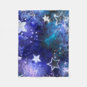 Couverture Polaire Space Background with Stars (Devant)