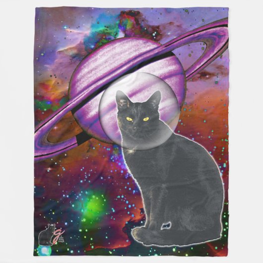 Couverture Polaire Space-Cat Cosmo (Devant)