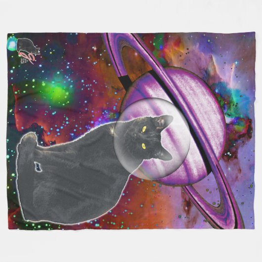 Couverture Polaire Space-Cat Cosmo (Devant (Horizontal))