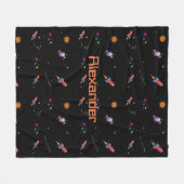 Couverture Polaire Space Rocket Boys Personal (Devant (Horizontal))