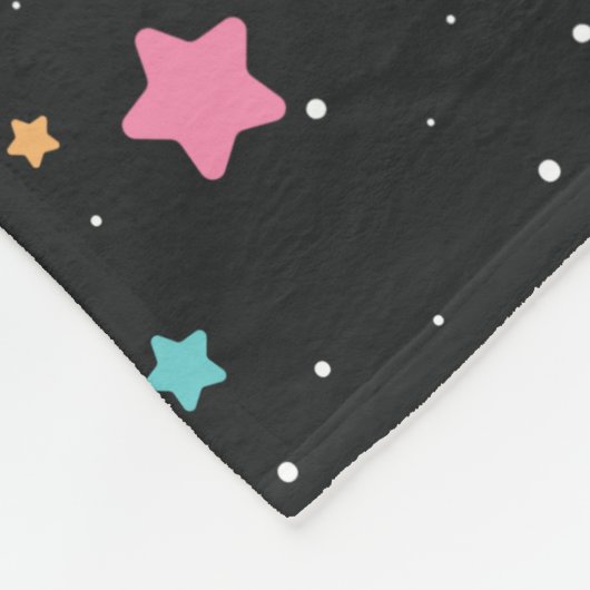 Couverture Polaire Space Rocket Ships et Stars (Coin)