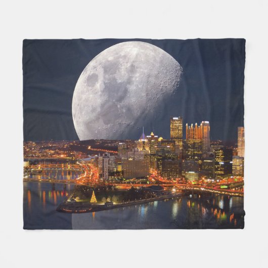 Couverture Polaire Spacey Pittsburgh (Devant (Horizontal))
