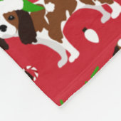 Couverture Polaire Spaniel de Christmas (Coin)