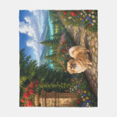 Couverture Polaire Spaniel Tibétain de la Renaissance (Devant)
