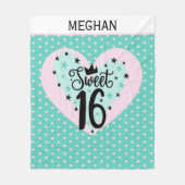 Couverture Polaire Special Gift! Personalized Sweet 16  (Devant)
