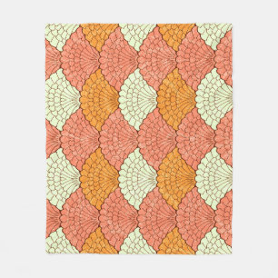 Couverture Polaire Spectacle de coquilles : Motifs de la mer Abstrait