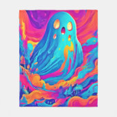 Couverture Polaire Spectral Ghost Halloween Art (Devant)