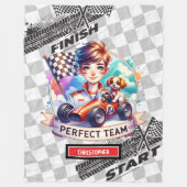 Couverture Polaire Speedy Sport Ventilateur De Voiture Course Petit G (Devant)