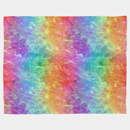 Couverture Polaire spellcaster - vif arc-en-ciel prism ombre : (Devant (Horizontal))