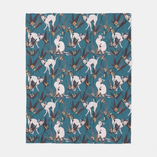 Couverture Polaire sphynx chat drôle enfants motif (Devant)