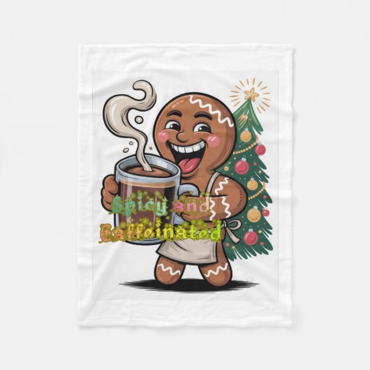 Couverture Polaire Spicy and Caffeinated (Devant)