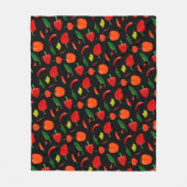 Couverture Polaire Spicy Peppers Pattern Throw Blanket (Devant)