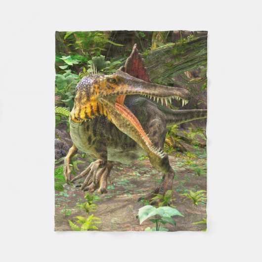 Couverture Polaire Spinosaure dinosaure (Devant)