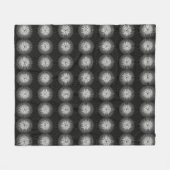 Couverture Polaire Spirale Noire Et Blanche (Devant (Horizontal))