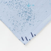 Couverture Polaire Spirales Et Lignes Abstraites (Coin)