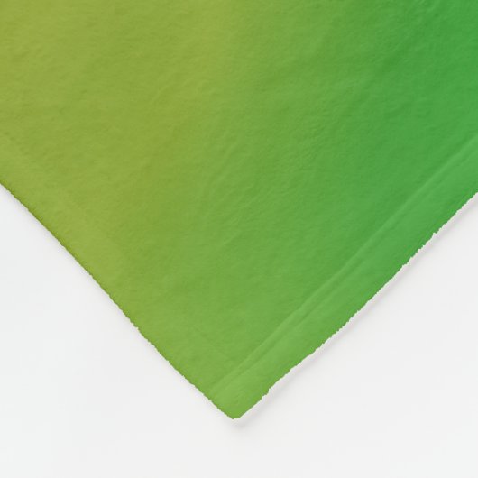 Couverture Polaire Spirales Orange Vert Art Fractal (Coin)