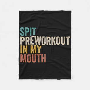 Couverture Polaire Spirituel Dans Ma Bouche Drôle Gym Bodybuilder