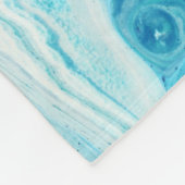 Couverture Polaire Splash couleur : Acrylique Abstrait Arrière - plan (Coin)