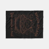 Couverture Polaire Splish Splash Votre Opinion Est Trash Drôle Chat (Devant (Horizontal))