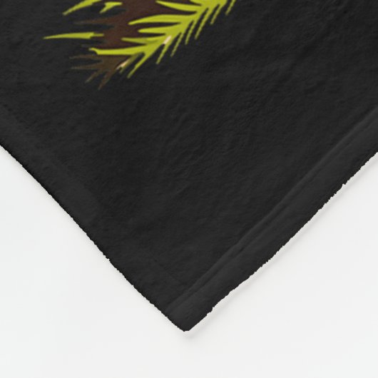 Couverture Polaire Spooky Bigfoot Halloween Pumpkin Funny Halloween S (Coin)