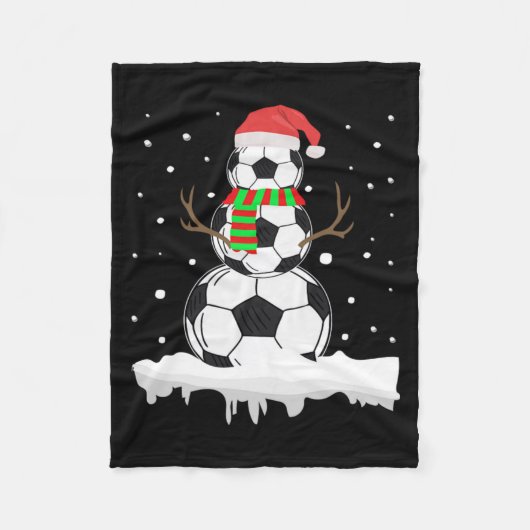 Couverture Polaire Sport de Snowman Xmas (Devant)