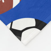 Couverture Polaire Sports aux couleurs vives (Coin)