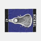 Couverture Polaire Sports de crosse personnalisés (Devant (Horizontal))