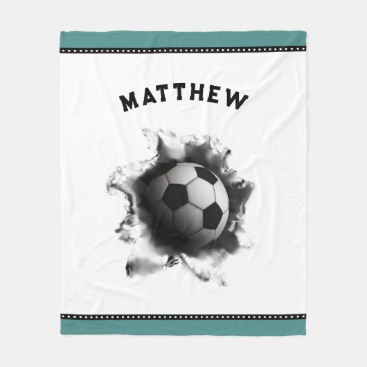 Couverture Polaire Sports de football (Devant)