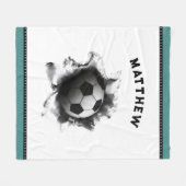 Couverture Polaire Sports de football (Devant (Horizontal))