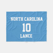 Couverture Polaire Sports Jersey Customisé Celestial Blue (Devant (Horizontal))