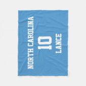 Couverture Polaire Sports Jersey Customisé Celestial Blue (Devant)