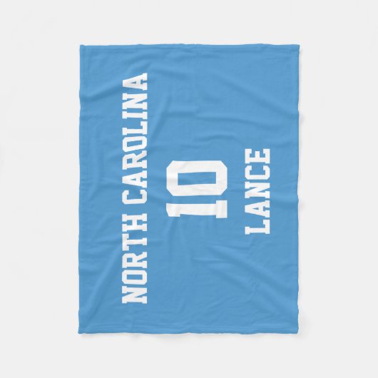 Couverture Polaire Sports Jersey Customisé Celestial Blue (Devant)