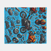 Couverture Polaire Sports Motorcycles: Speed and Performance (Devant (Horizontal))