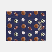 Couverture Polaire Sports personnalisés (Devant (Horizontal))