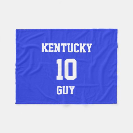 Couverture Polaire Sports votre propre Palatinat bleu (Devant (Horizontal))