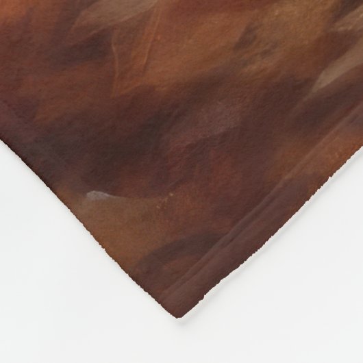 Couverture Polaire Springer Spaniel à l'automne Feuilles automne Insp (Coin)