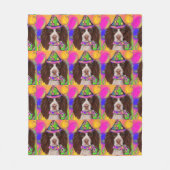 Couverture Polaire Springer Spaniel Anglais (Devant)
